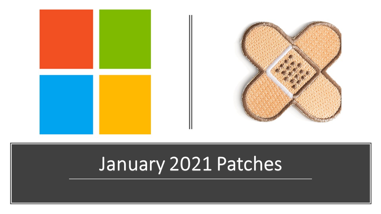 Microsoft released January 2021 Patches